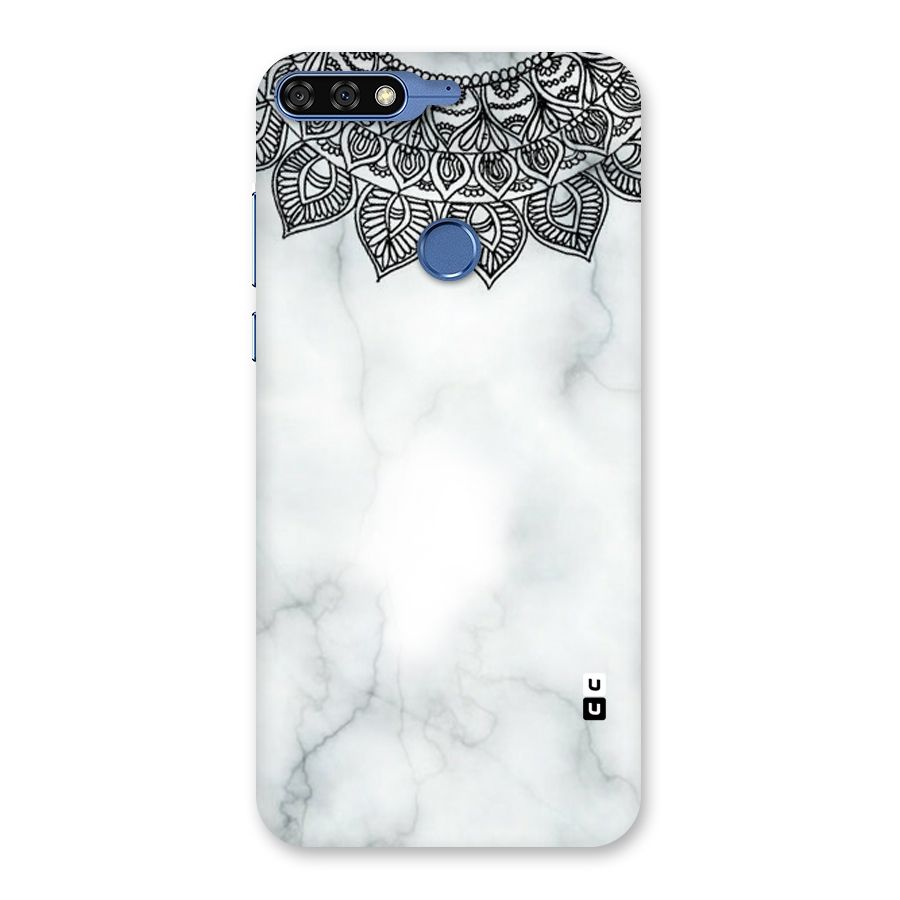 Exotic Marble Pattern Back Case for Honor 7C