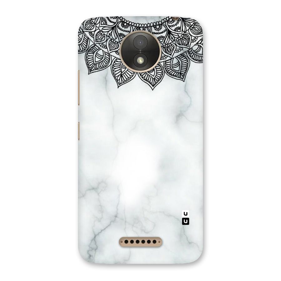 Exotic Marble Pattern Back Case for Moto C Plus