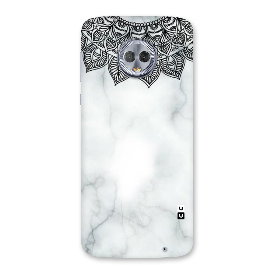 Exotic Marble Pattern Back Case for Moto G6 Plus
