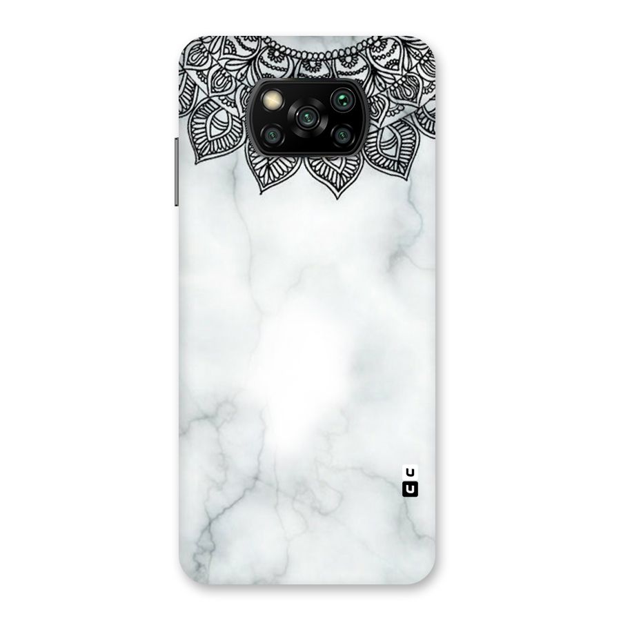 Exotic Marble Pattern Back Case for Poco X3