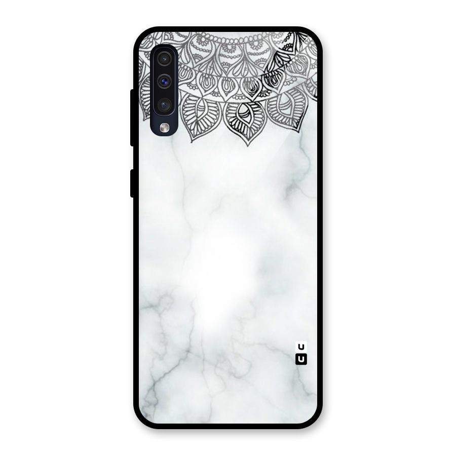 Exotic Marble Pattern Glass Back Case for Galaxy A50s