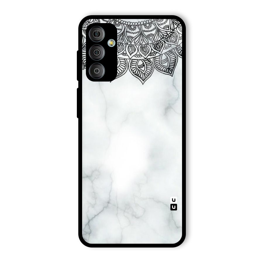 Exotic Marble Pattern Glass Back Case for Galaxy F23