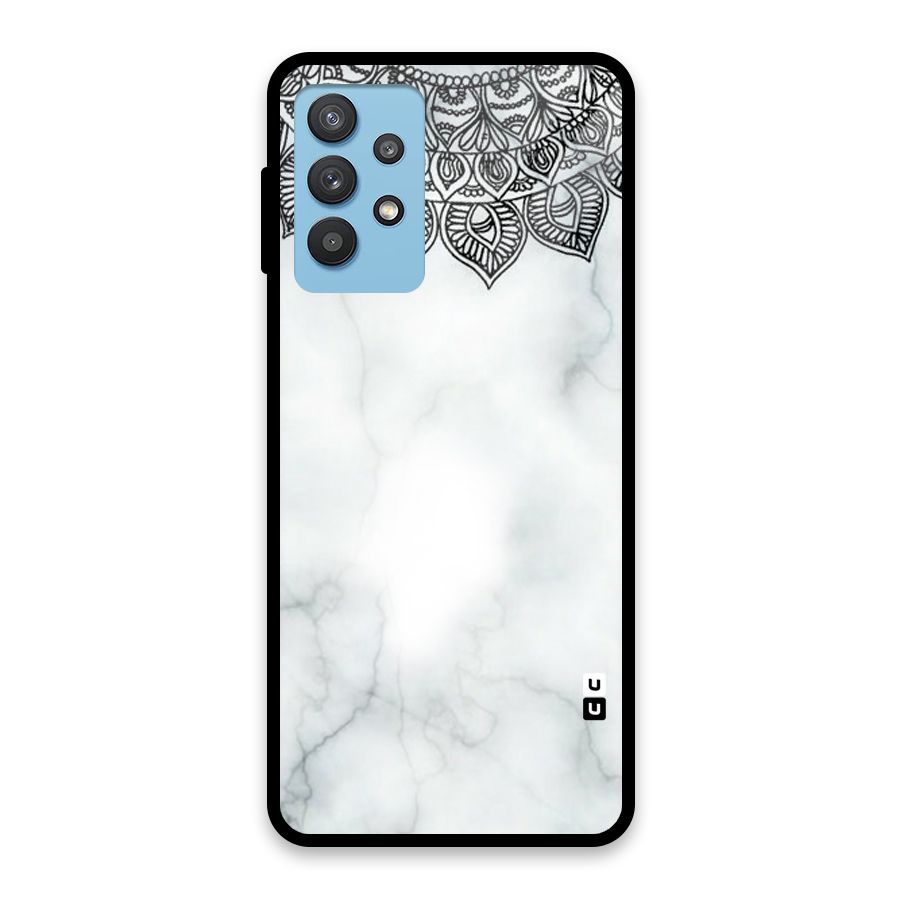 Exotic Marble Pattern Glass Back Case for Galaxy M32 5G