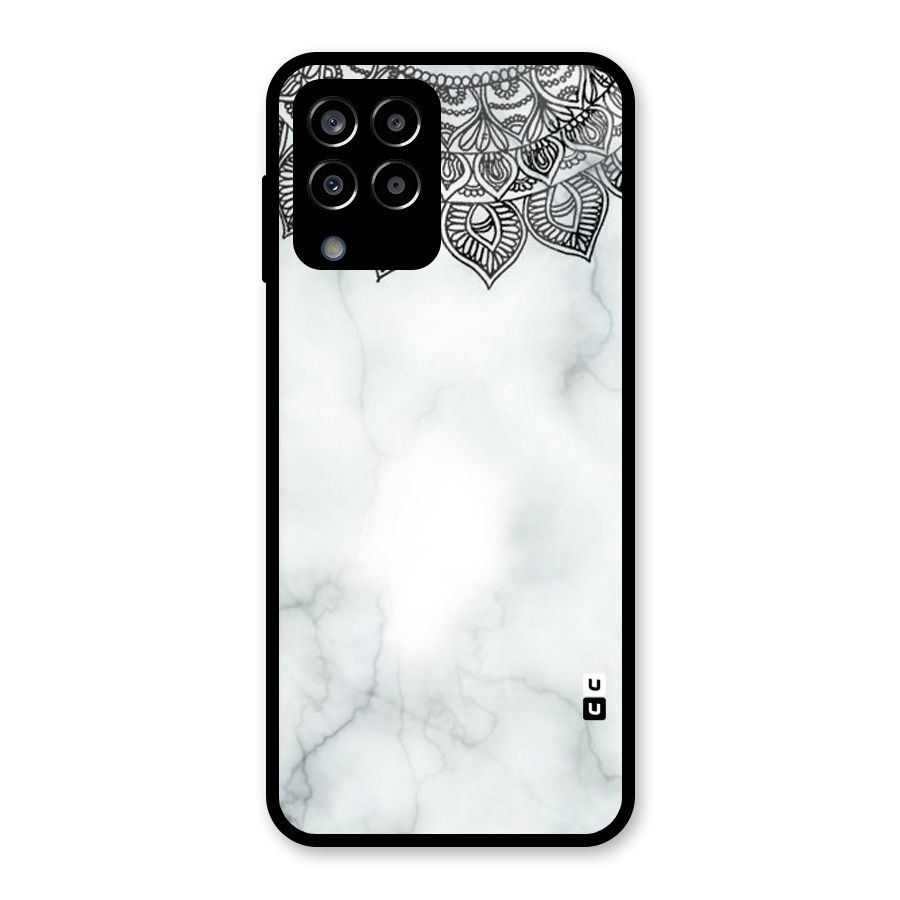 Exotic Marble Pattern Glass Back Case for Galaxy M33