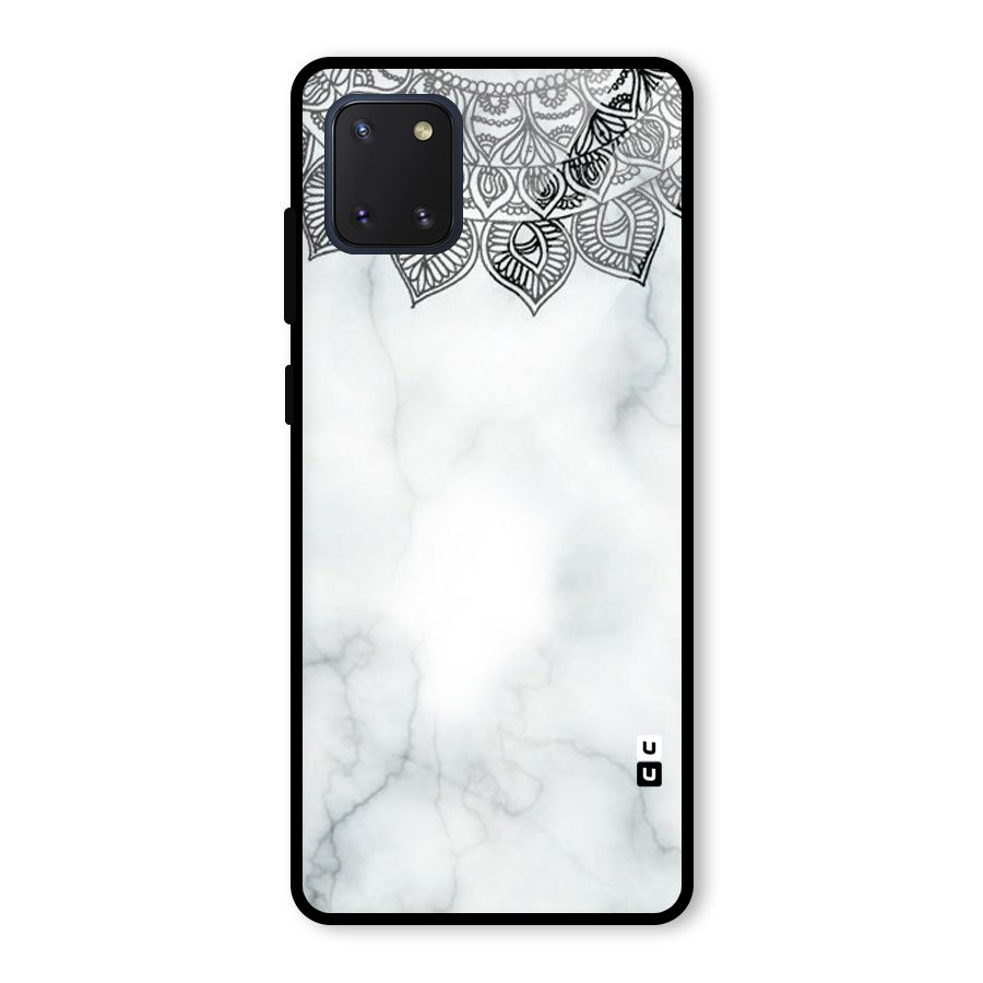 Exotic Marble Pattern Glass Back Case for Galaxy Note 10 Lite