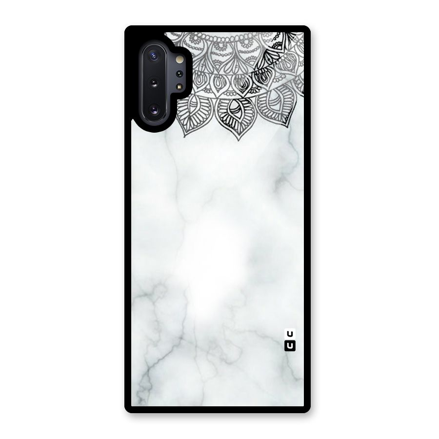 Exotic Marble Pattern Glass Back Case for Galaxy Note 10 Plus