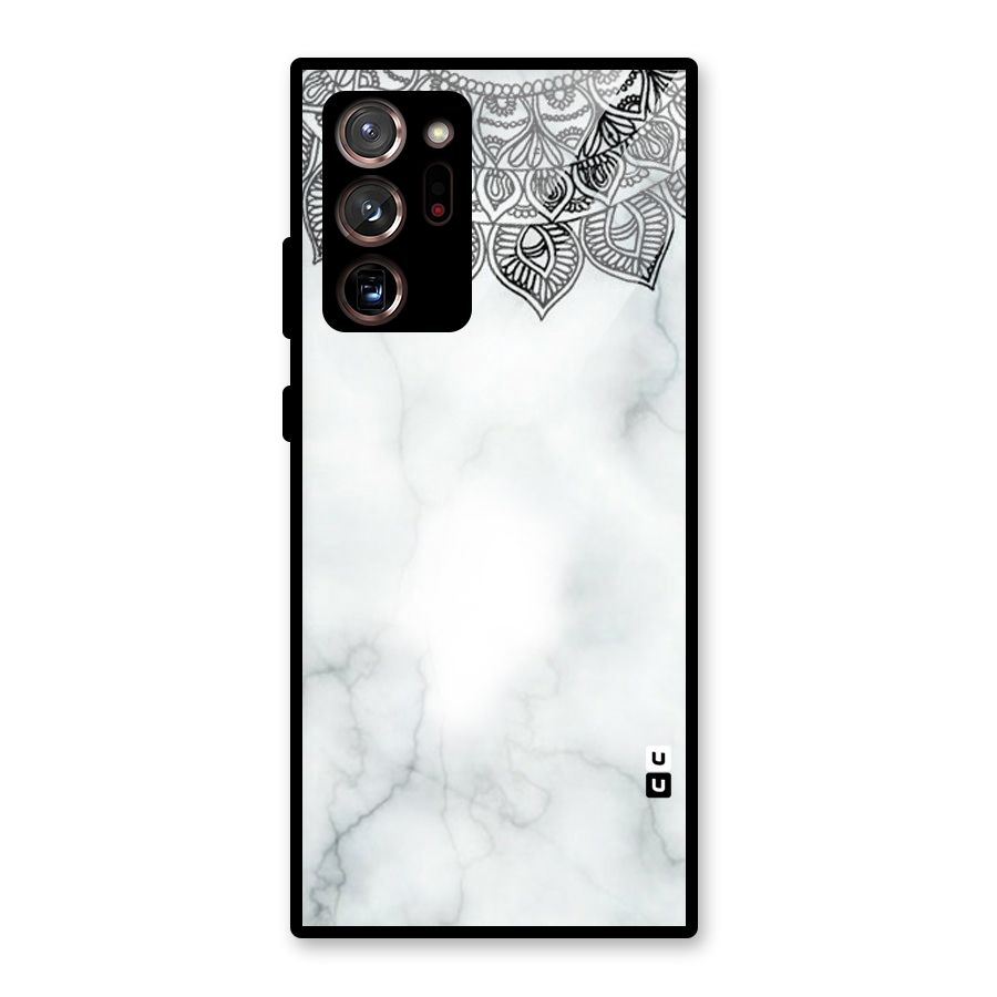 Exotic Marble Pattern Glass Back Case for Galaxy Note 20 Ultra
