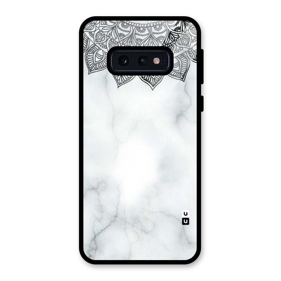 Exotic Marble Pattern Glass Back Case for Galaxy S10e