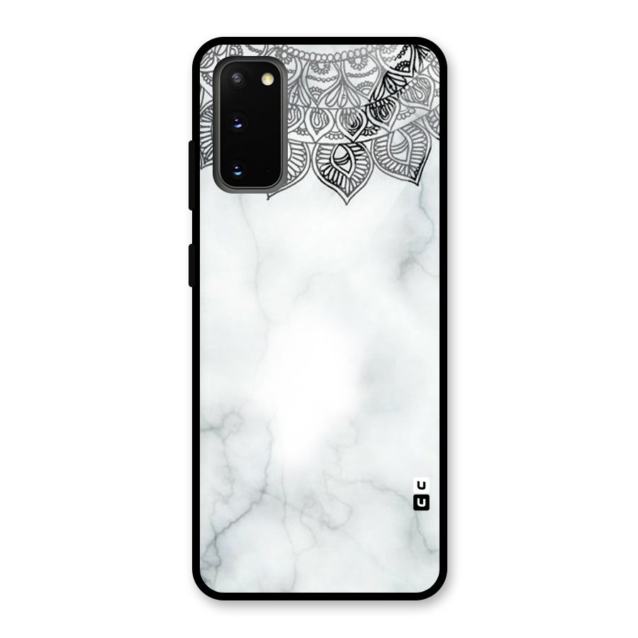 Exotic Marble Pattern Glass Back Case for Galaxy S20
