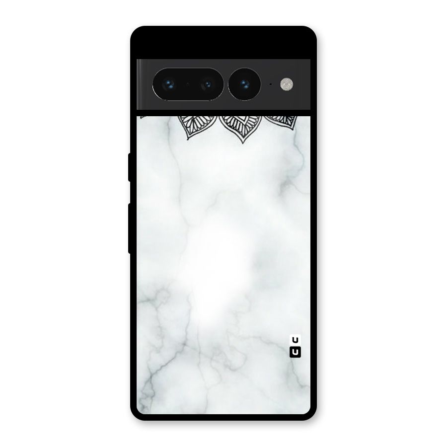 Exotic Marble Pattern Glass Back Case for Google Pixel 7 Pro