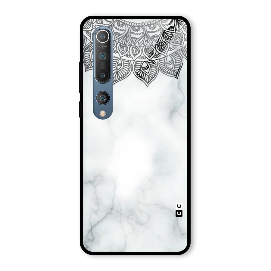 Exotic Marble Pattern Glass Back Case for Mi 10