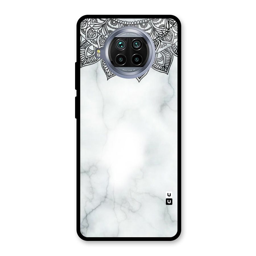 Exotic Marble Pattern Glass Back Case for Mi 10i