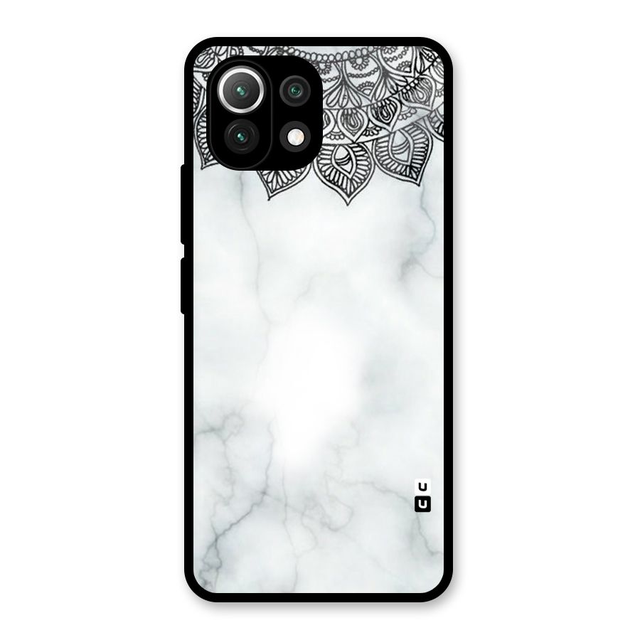 Exotic Marble Pattern Glass Back Case for Mi 11 Lite