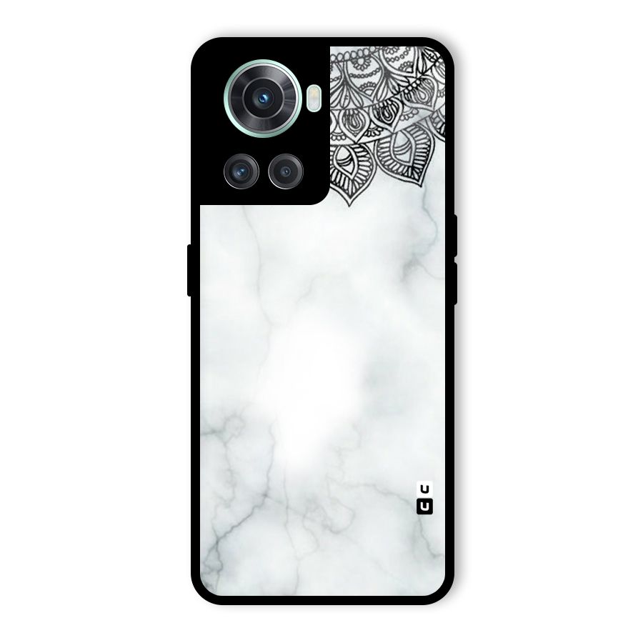 Exotic Marble Pattern Glass Back Case for OnePlus 10R