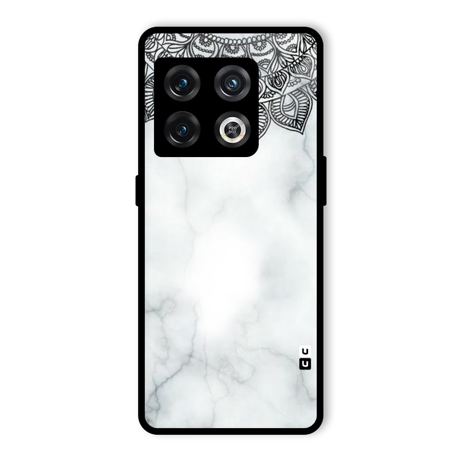 Exotic Marble Pattern Glass Back Case for OnePlus 10 Pro 5G