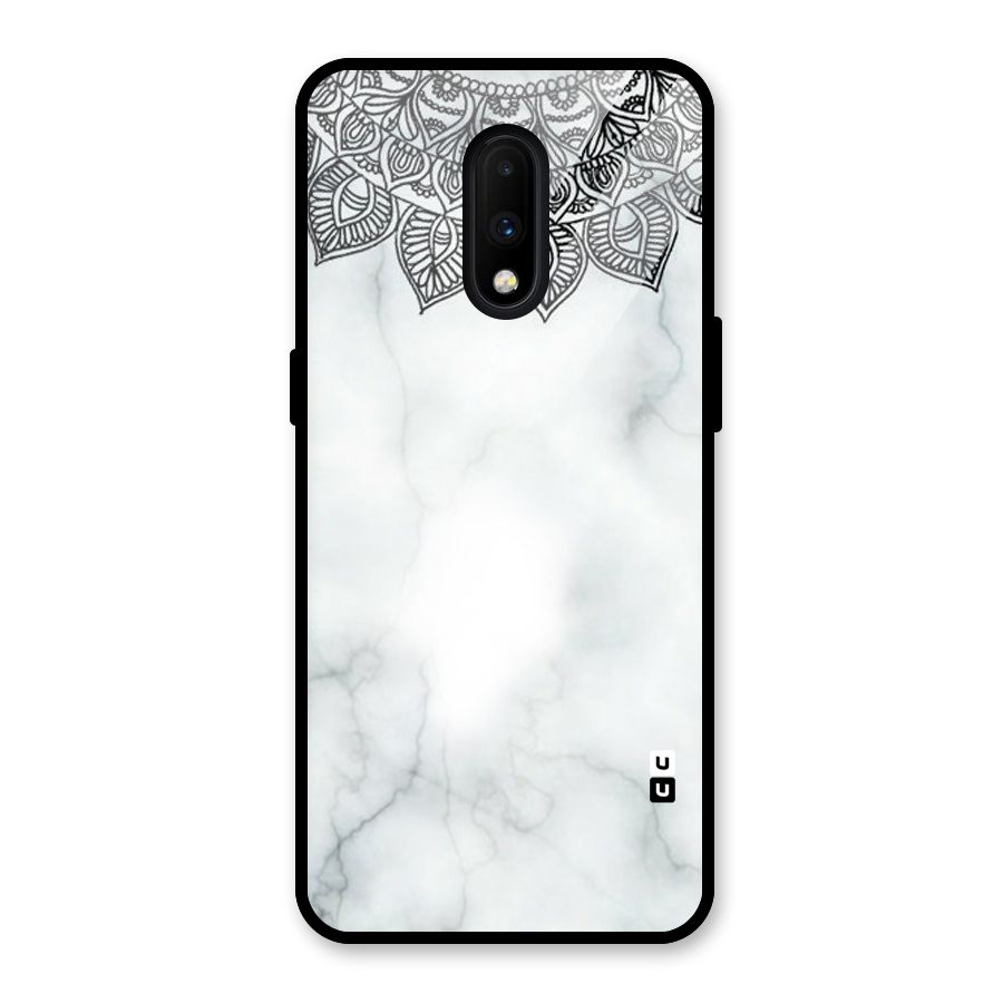 Exotic Marble Pattern Glass Back Case for OnePlus 7