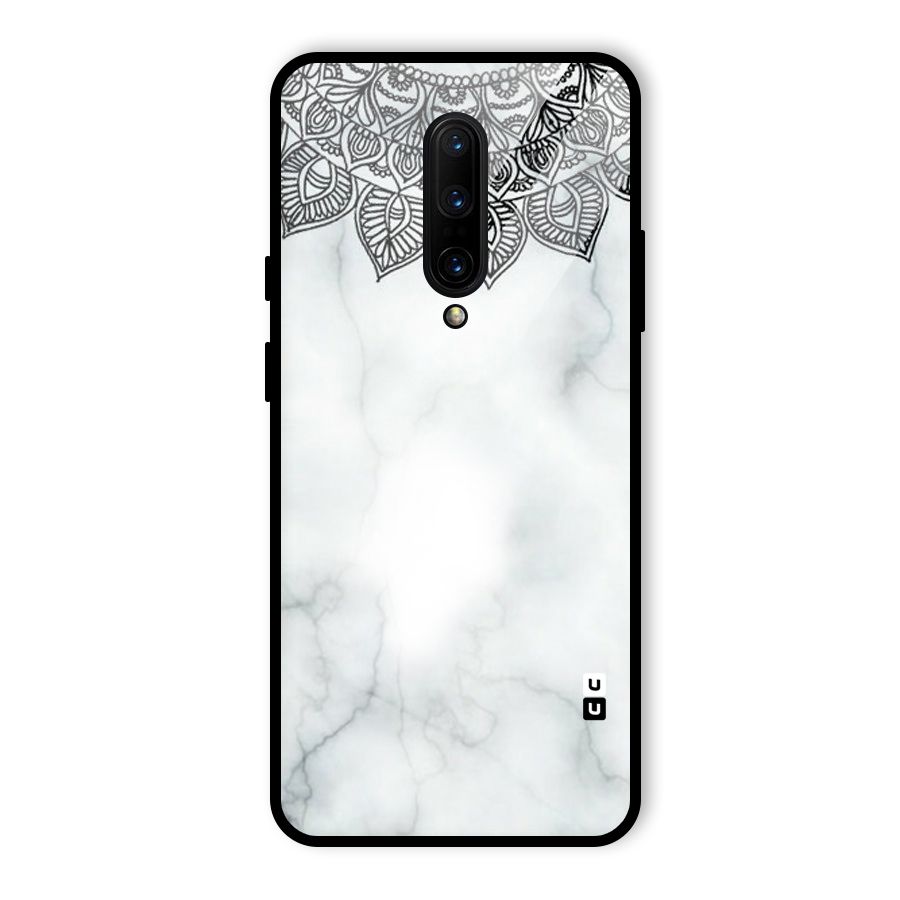 Exotic Marble Pattern Glass Back Case for OnePlus 7 Pro