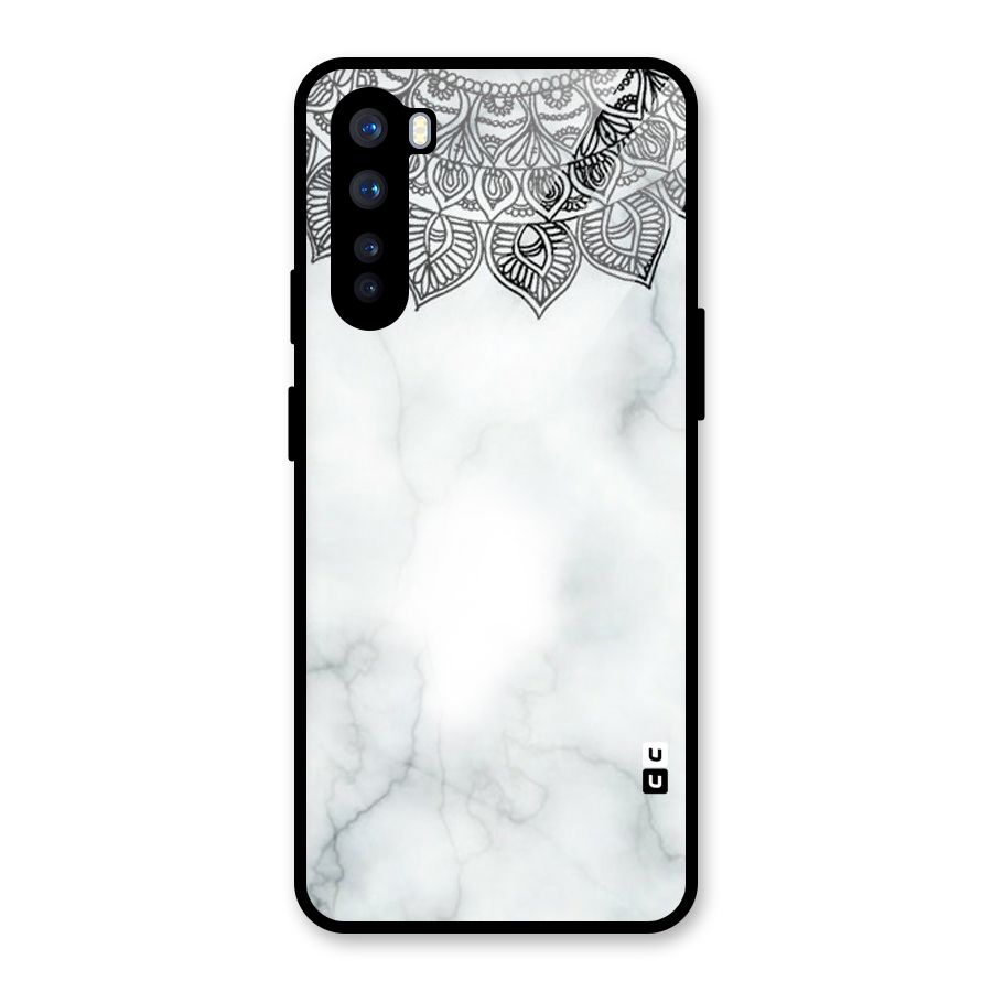 Exotic Marble Pattern Glass Back Case for OnePlus Nord