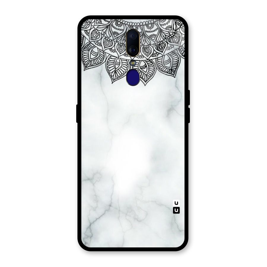 Exotic Marble Pattern Glass Back Case for Oppo F11
