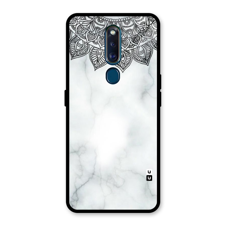 Exotic Marble Pattern Glass Back Case for Oppo F11 Pro