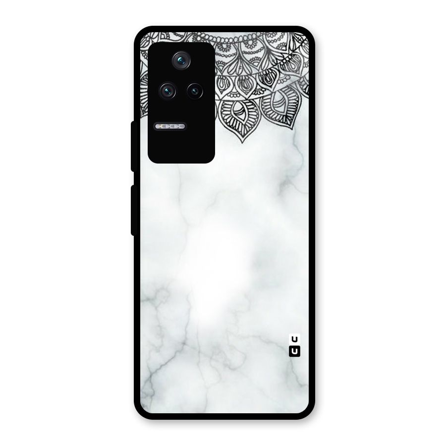 Exotic Marble Pattern Glass Back Case for Poco F4 5G