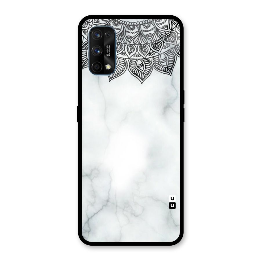Exotic Marble Pattern Glass Back Case for Realme 7 Pro