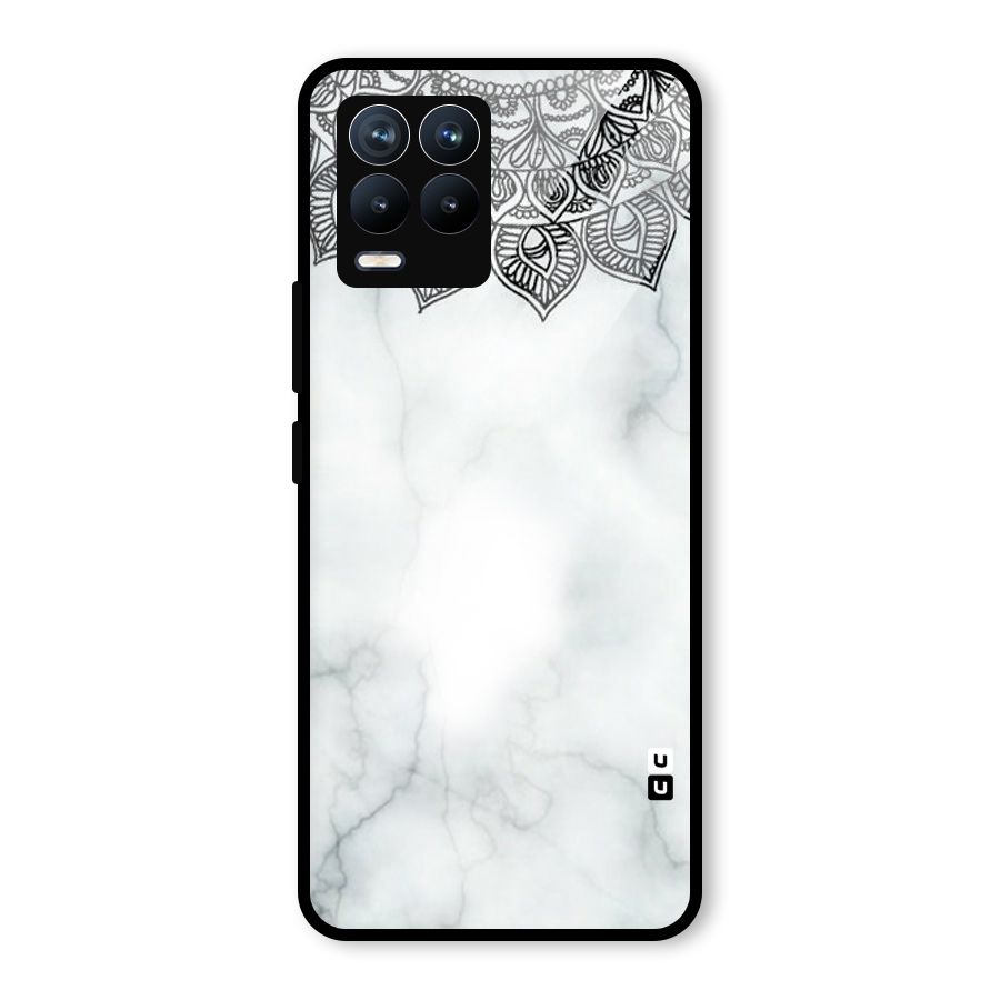 Exotic Marble Pattern Glass Back Case for Realme 8 Pro