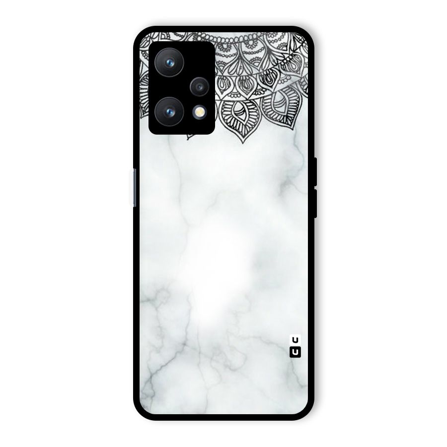 Exotic Marble Pattern Glass Back Case for Realme 9 Pro 5G