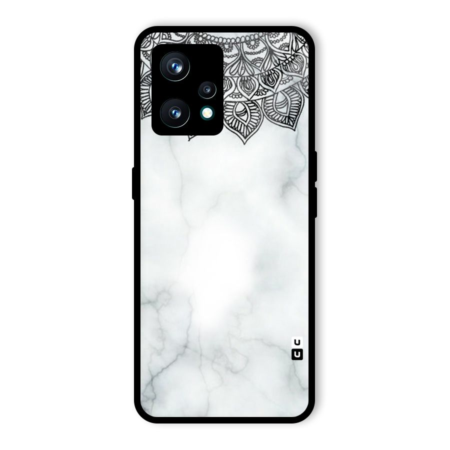 Exotic Marble Pattern Glass Back Case for Realme 9 Pro Plus 5G
