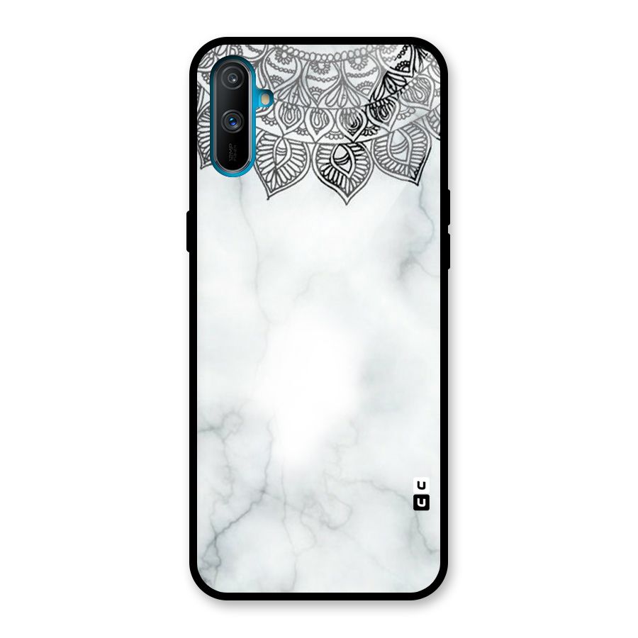 Exotic Marble Pattern Glass Back Case for Realme C3