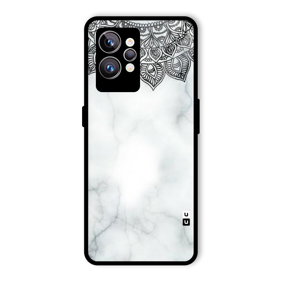 Exotic Marble Pattern Glass Back Case for Realme GT2 Pro