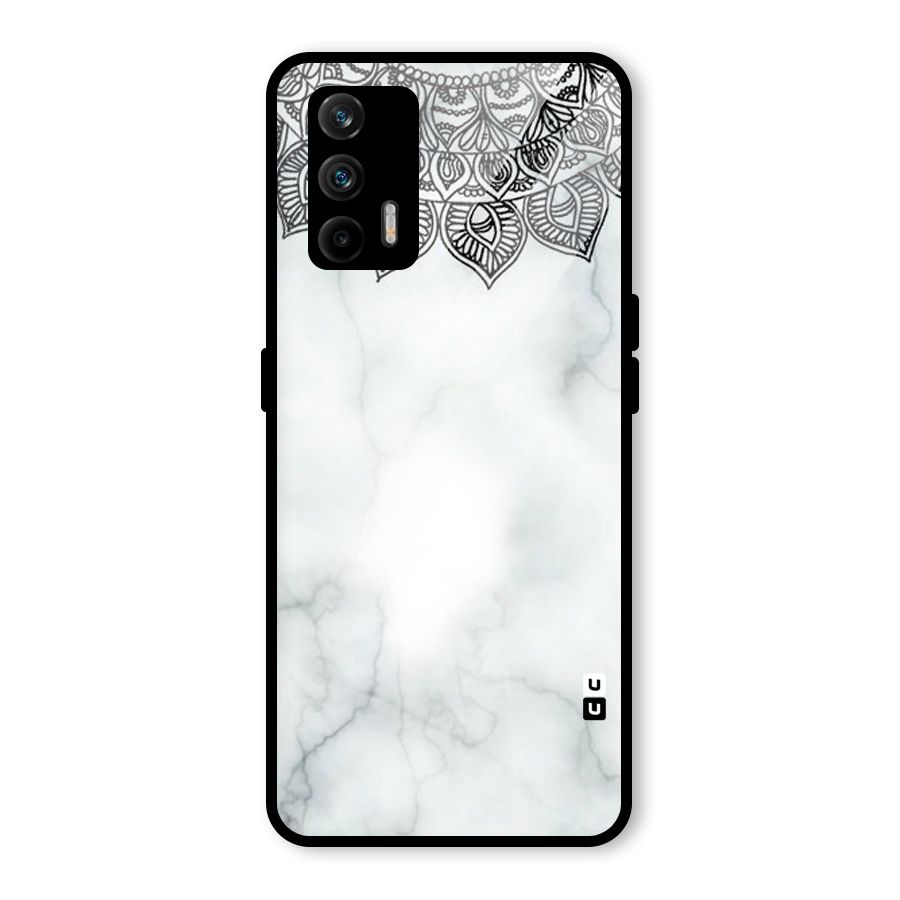 Exotic Marble Pattern Glass Back Case for Realme GT 5G