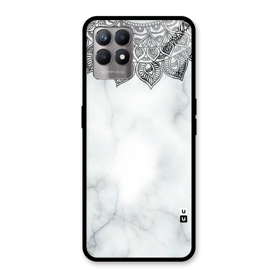 Exotic Marble Pattern Glass Back Case for Realme Narzo 50