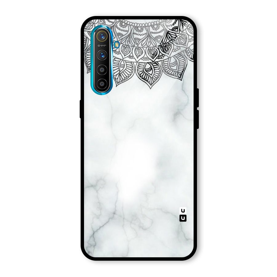 Exotic Marble Pattern Glass Back Case for Realme X2