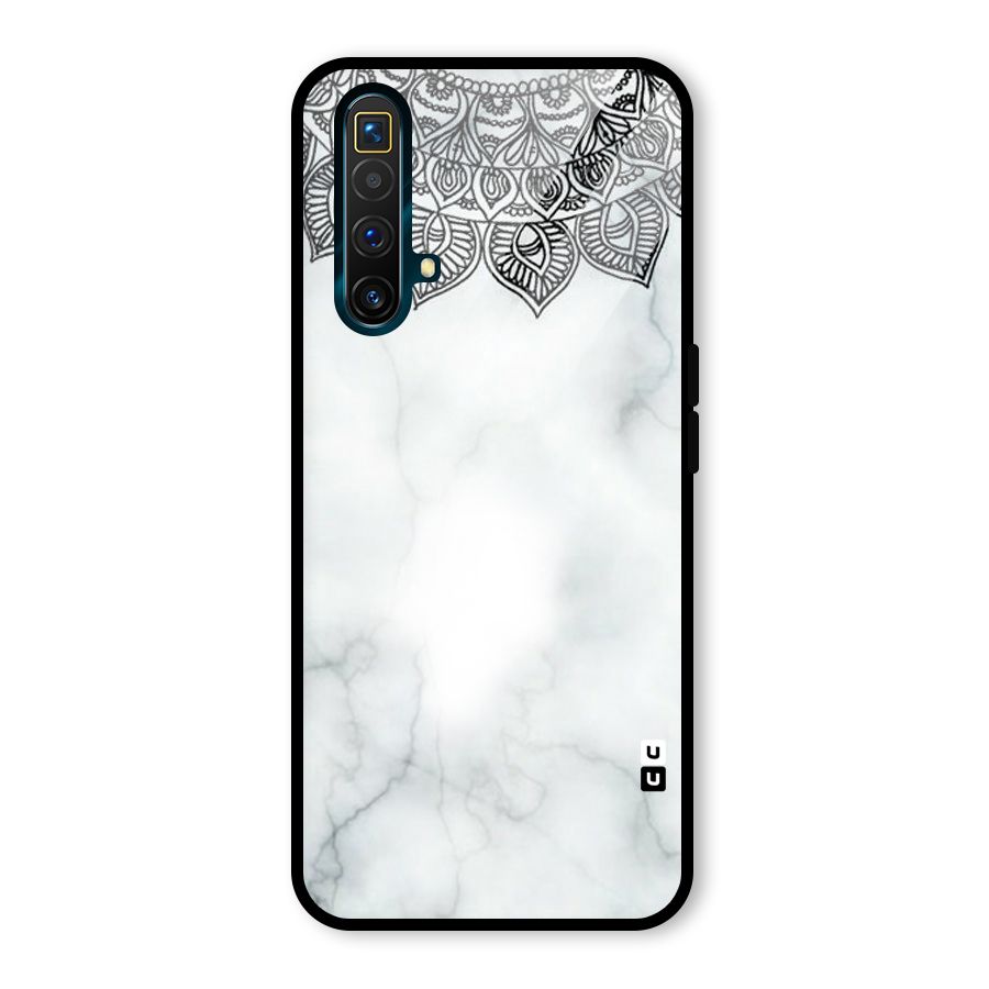Exotic Marble Pattern Glass Back Case for Realme X3 SuperZoom