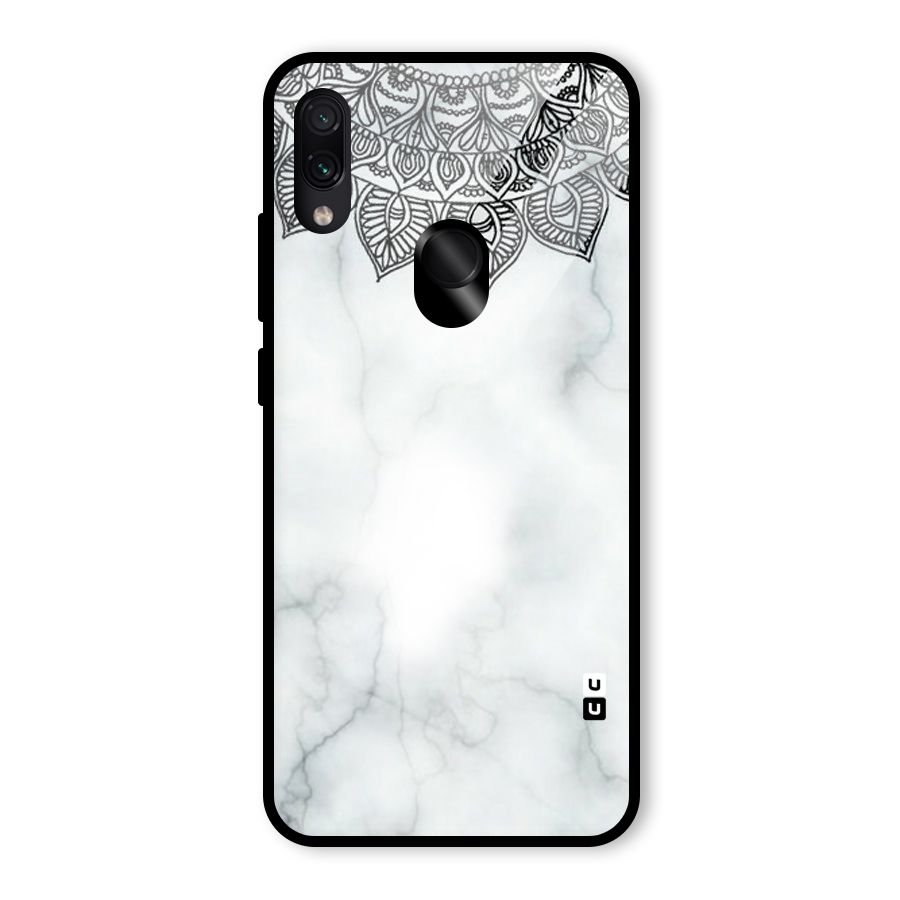 Exotic Marble Pattern Glass Back Case for Redmi Note 7