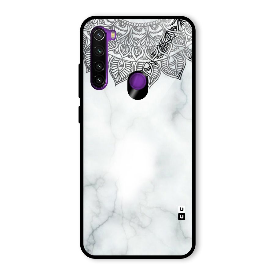 Exotic Marble Pattern Glass Back Case for Redmi Note 8
