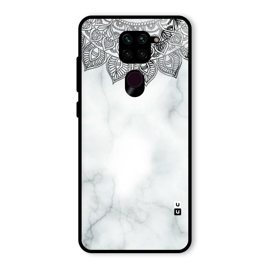 Exotic Marble Pattern Glass Back Case for Redmi Note 9
