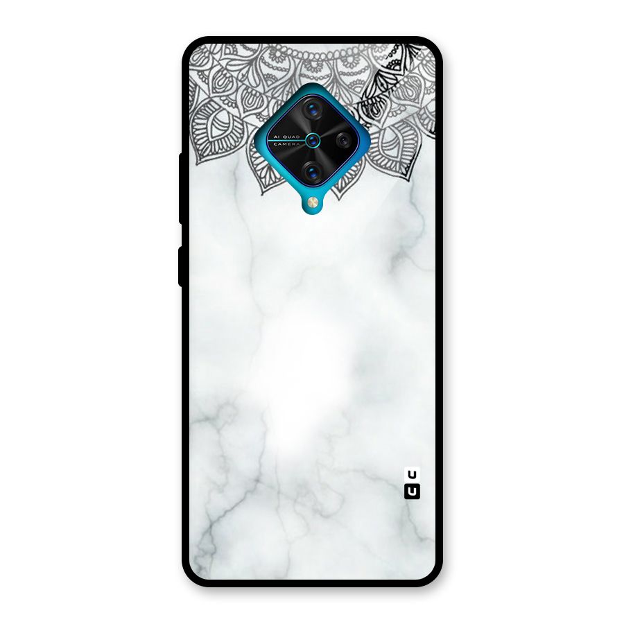 Exotic Marble Pattern Glass Back Case for Vivo S1 Pro