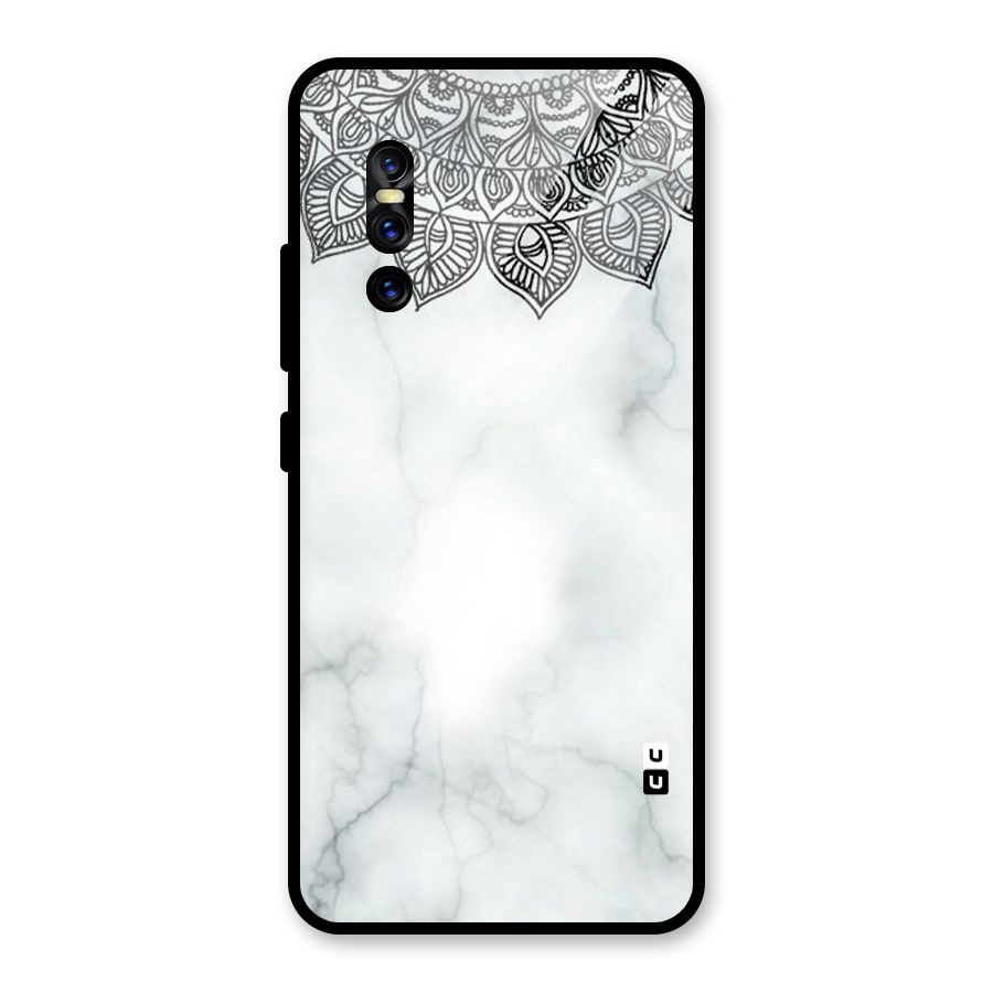Exotic Marble Pattern Glass Back Case for Vivo V15 Pro