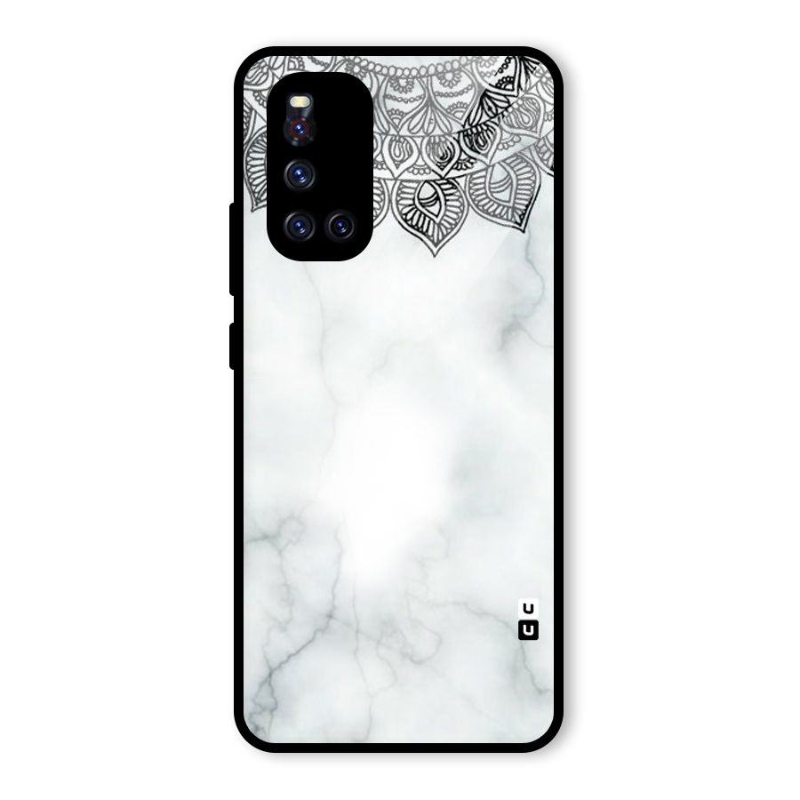 Exotic Marble Pattern Glass Back Case for Vivo V19