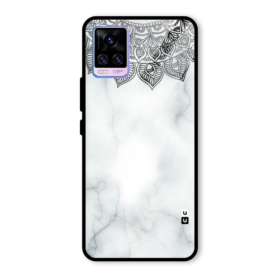Exotic Marble Pattern Glass Back Case for Vivo V20 Pro