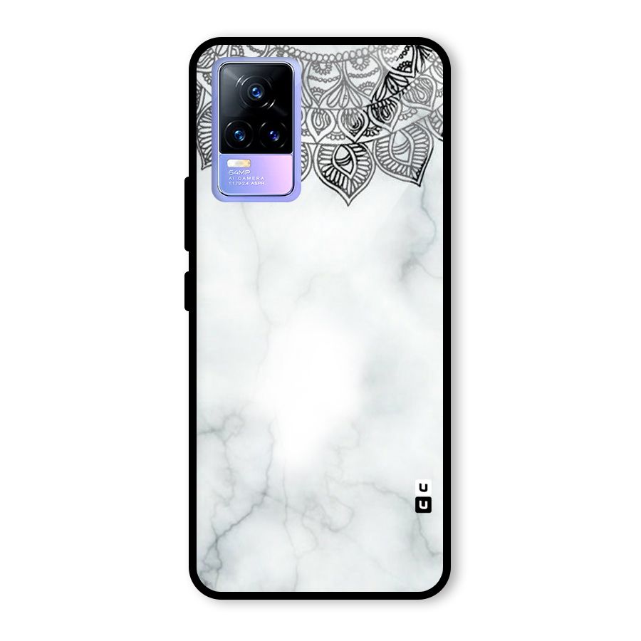 Exotic Marble Pattern Glass Back Case for Vivo Y73