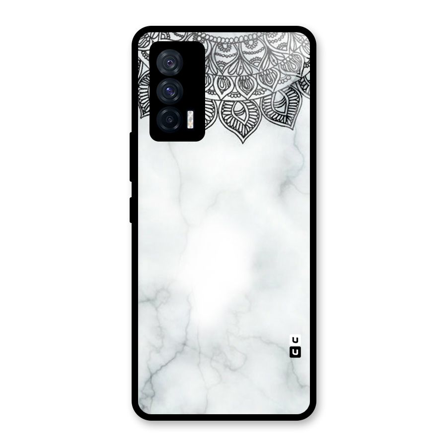 Exotic Marble Pattern Glass Back Case for Vivo iQOO 7 5G