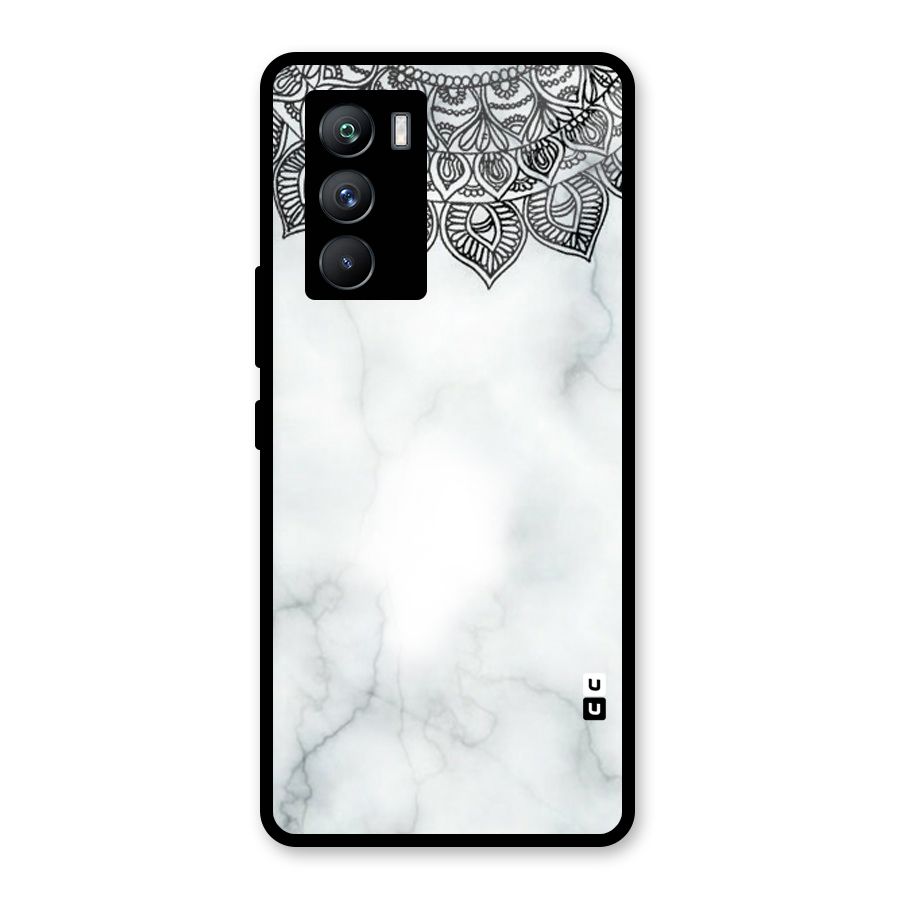 Exotic Marble Pattern Glass Back Case for Vivo iQOO 9 SE