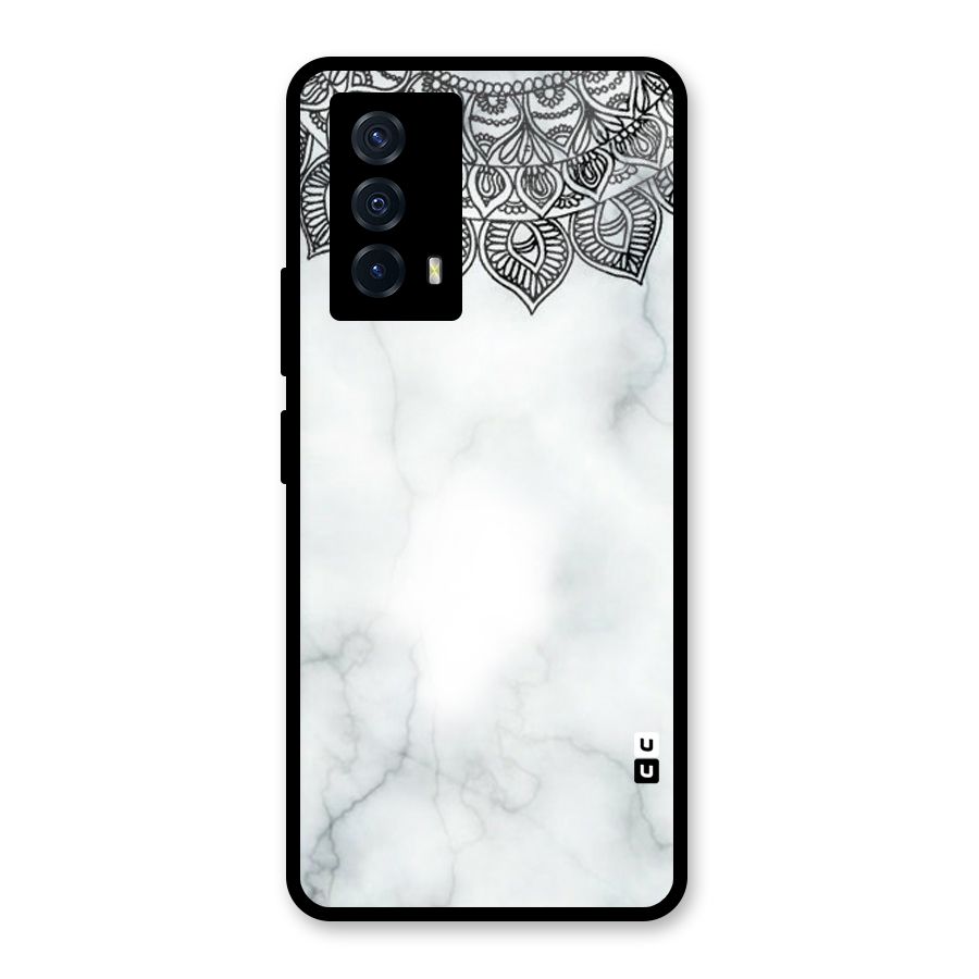 Exotic Marble Pattern Glass Back Case for Vivo iQOO Z5