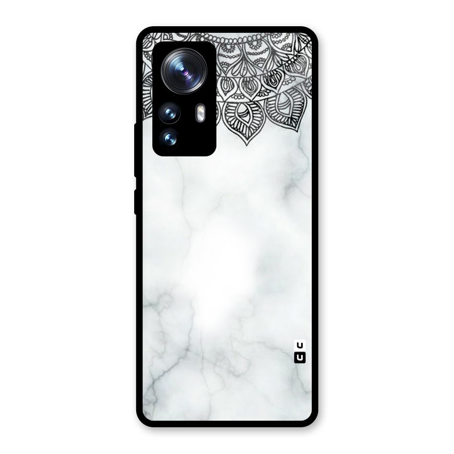 Exotic Marble Pattern Glass Back Case for Xiaomi 12 Pro