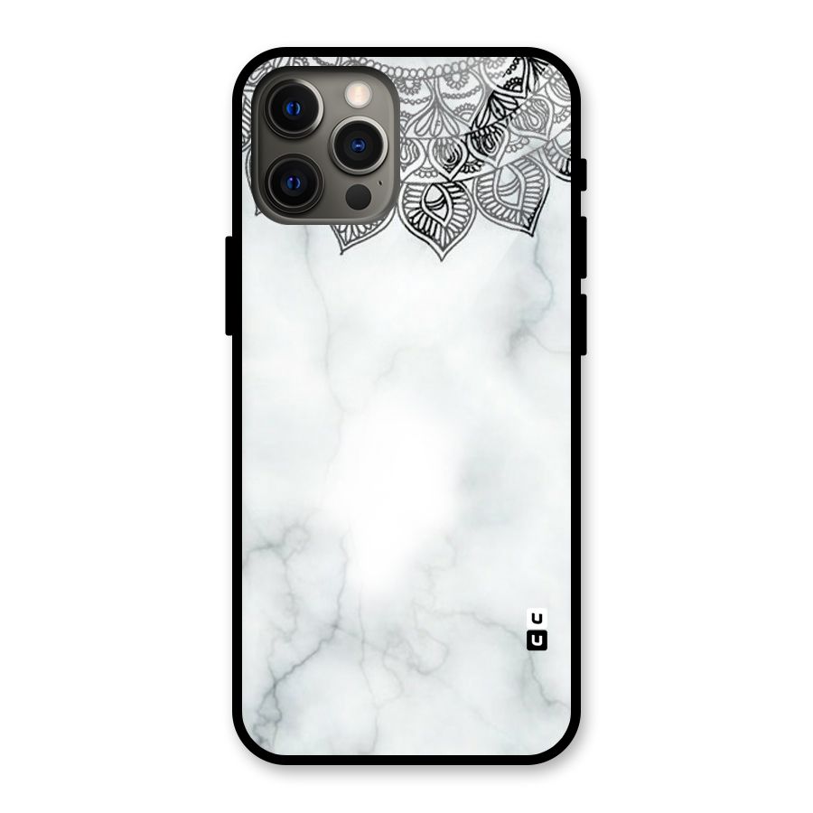 Exotic Marble Pattern Glass Back Case for iPhone 12 Pro Max