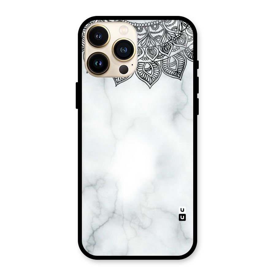 Exotic Marble Pattern Glass Back Case for iPhone 13 Pro Max