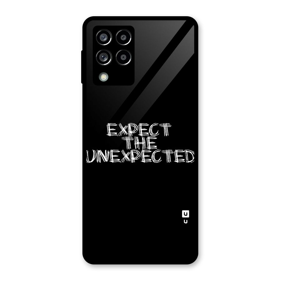 Expect The Unexpected Glass Back Case for Galaxy M53 5G